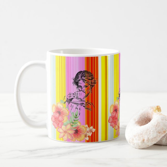 Mug victorien (Avec donut)