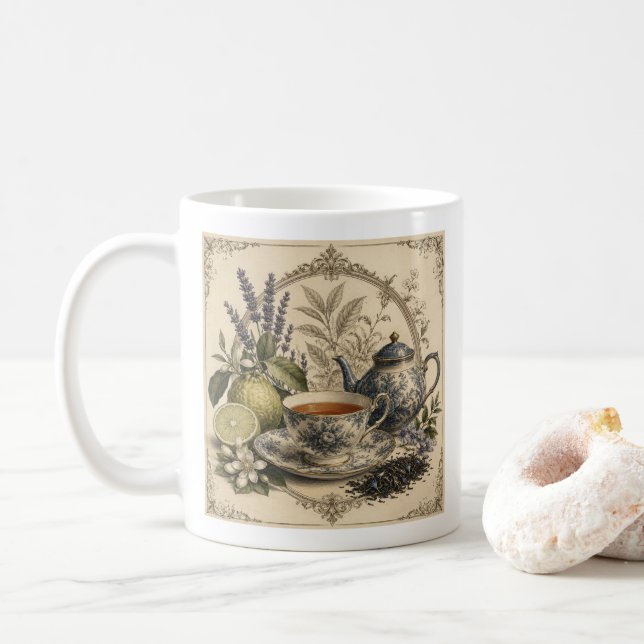 mug victorien Earl Grey  (Avec donut)