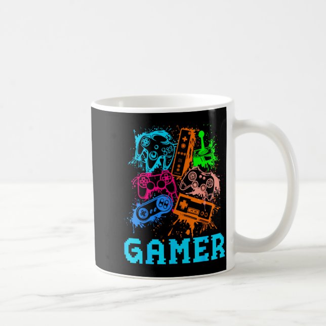 Mug Video Game Console Controllers Clic Gamer Lover Co (Droite)