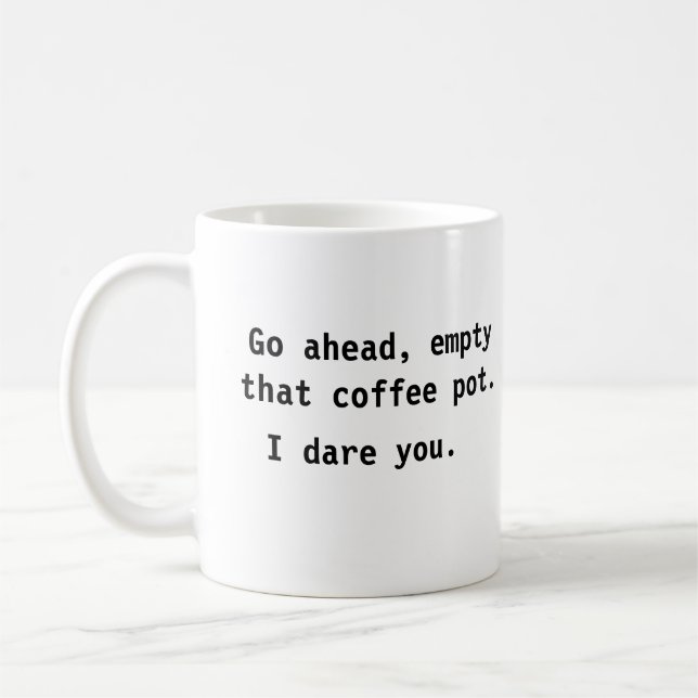 Mug Videz Ce Café. Je t'ose Musique (Gauche)