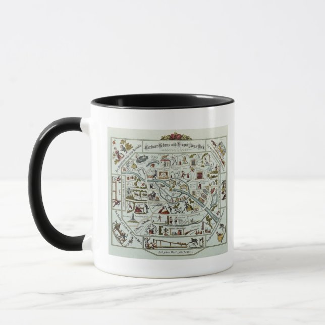 Mug Vie de Berlin et plan d'amusement (Gauche)