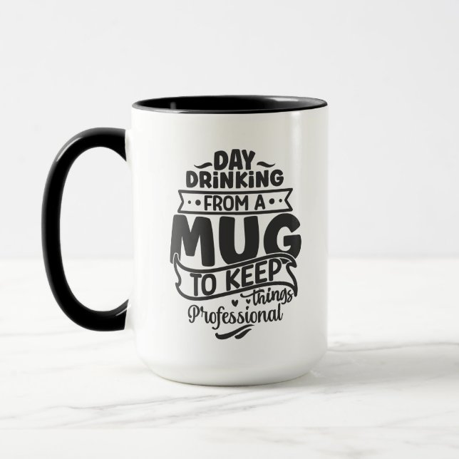 Mug Vie de jour amusante (Gauche)