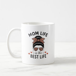 Mug Vie de Maman Personnalisée Meilleure Vie Chignon D