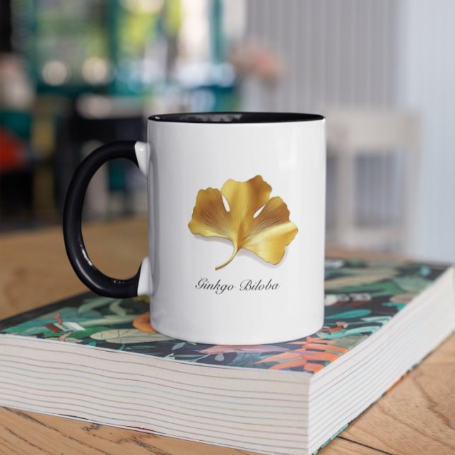 Mug Vie de plantes : Golden Ginkgo Biloba personnalisa (Créateur téléchargé)