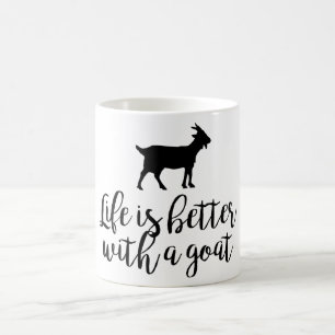 Mug Vie meilleure avec la chèvre