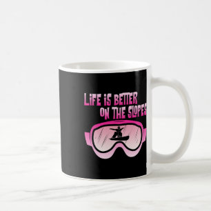 Mug Vie Meilleure Sur Les Pentes Snowboard Mountain Sn