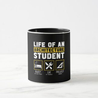 Mug Vie Sur Un Architecte Étudiant En Architecture Emp