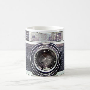 Mug Vieil appareil-photo noir