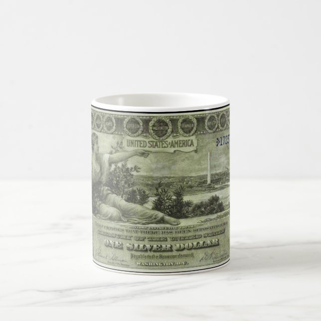 Mug Vieil argent - 1896 $1 (Centre)