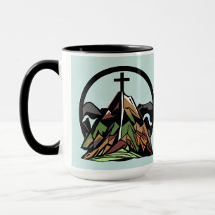 Mug Vieille Croix Chrétienne Rugueuse