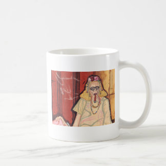 Mug vieille dame et cigare