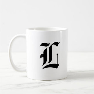 Mug Vieille lettre anglaise faite sur commande de
