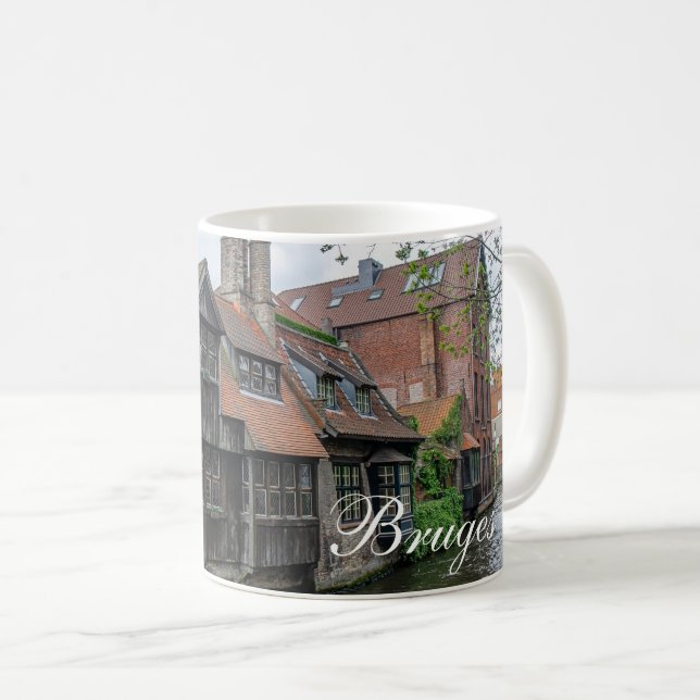 Mug Vieille ville de Bruges en Belgique (Devant droit)