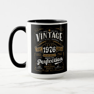 Mug Vieilli à la perfection Vintage 1976 Anniversaire 