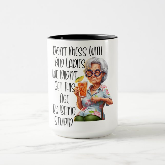Mug Vielle Dame drôle (Centre)