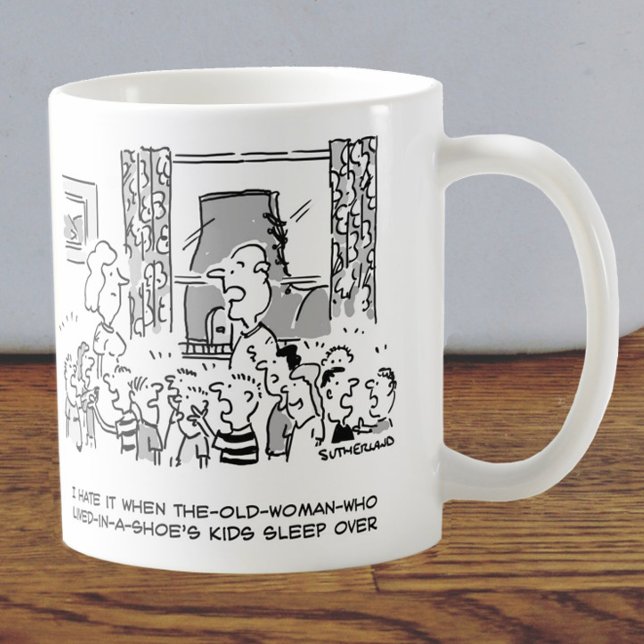 Mug Vielle femme qui a vécu dans un soulier pour enfan (Créateur téléchargé)