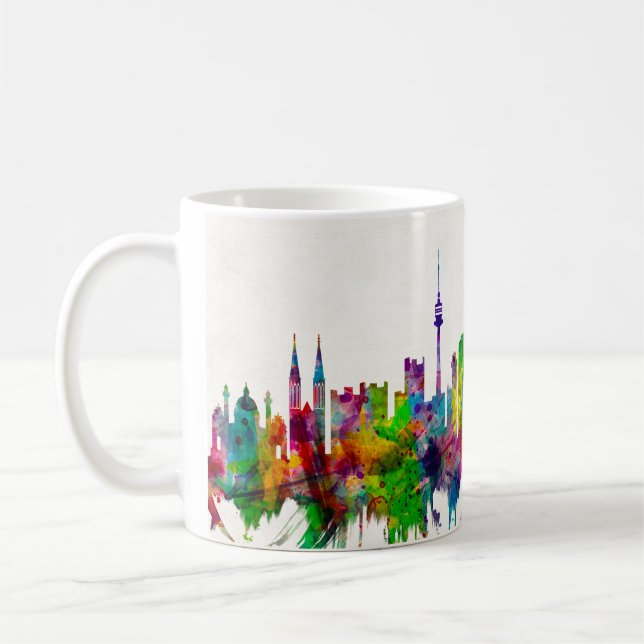 Mug Vienne Autriche Skyline (Gauche)
