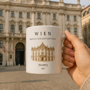 Mug Vienne personnalisée Palais Liechtenstein