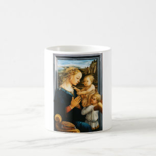 Mug Vierge avec enfant et deux anges, Filippo Lippi
