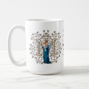 Mug Vierge catholique Marie Croix de Jésus Prière re