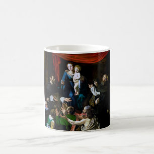Mug Vierge du Rosaire, Caravaggio