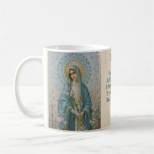 Mug Vierge Marie béni avec le lis