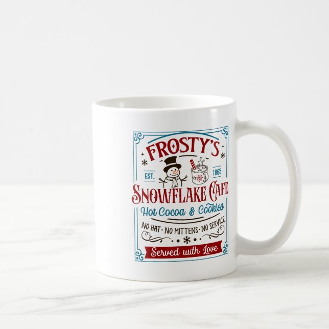 Mug Vieux café Frosty's Snowflake Café Lover (Droite)