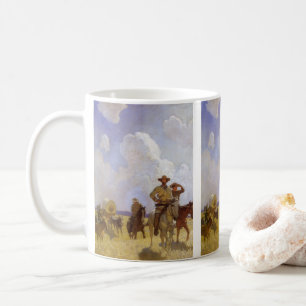Mug Vieux Cowboys, Le Costume Parkman par NC Wyeth