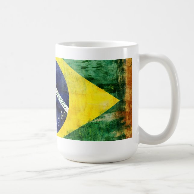 Mug Vieux drapeau du Brésil (Droite)