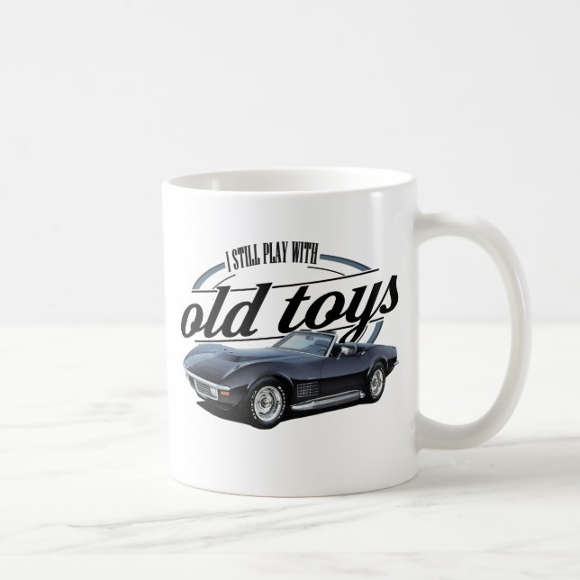 Mug vieux jouets vette noire (Droite)