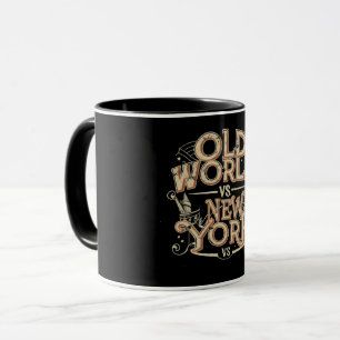 Mug vieux monde contre new york