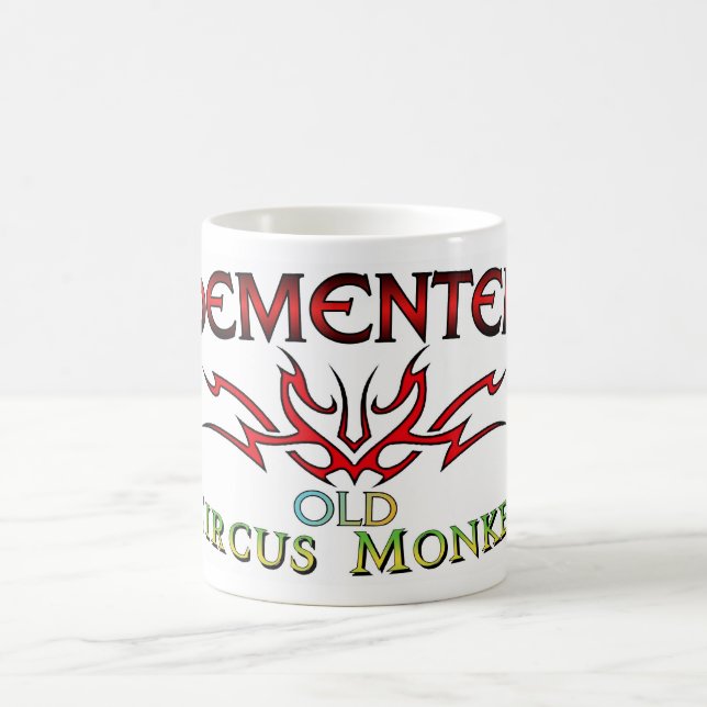 Mug Vieux singe dément de cirque (Centre)