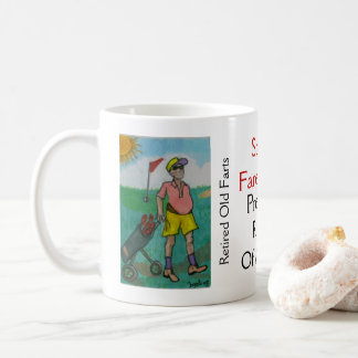 Mug "Vieux tarte à la retraite" — Coupe personnelle du