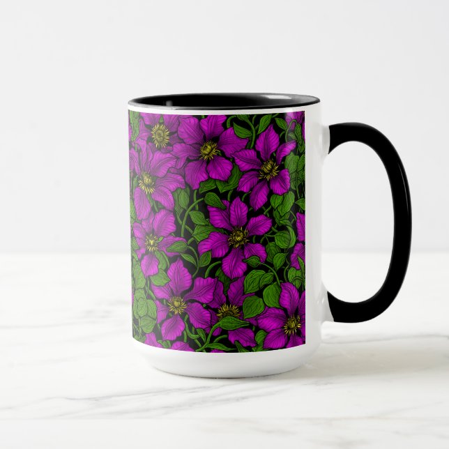 Mug Vigne Clematis rose (Droite)