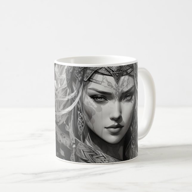 Mug - Viking féminin (Devant droit)