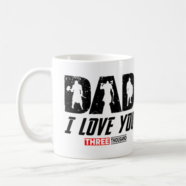 Mug Viking Papa Je T'Aime 3000 (Gauche)