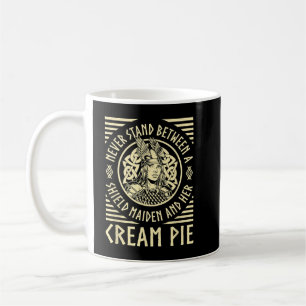 Mug Viking Shield Maiden Cream Pie Lover Norse Funny V