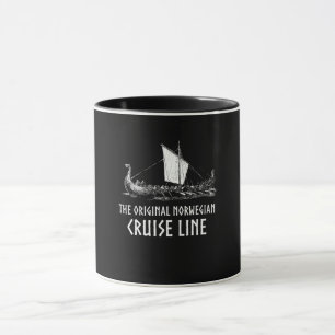 Mug Viking Ship Cruise Line Odin Et Valhalla