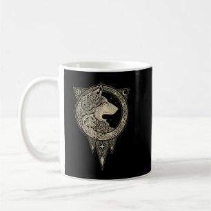 Mug Vikings vintage mythologie celtique fenrir Loup