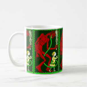 Mug vilain Noël krampus enfant victorien