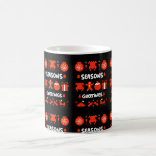 Mug Vilain pull de fête de bureau de Noël