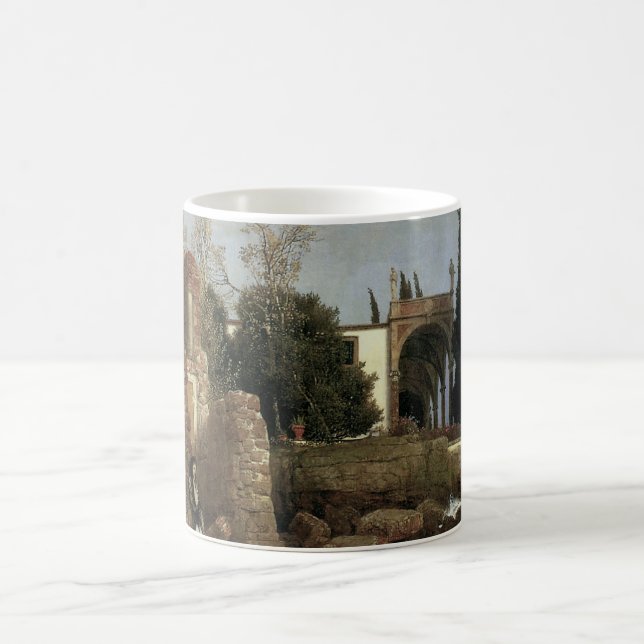 Mug Villa By the Sea par Arnold Bocklin, Symbolisme Ar (Centre)