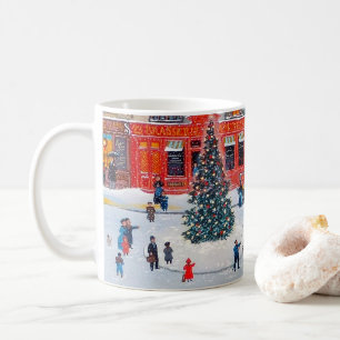 Mug Village de Noël Vintage