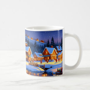 Mug Village envoûtant couvert de neige Wonderland hive
