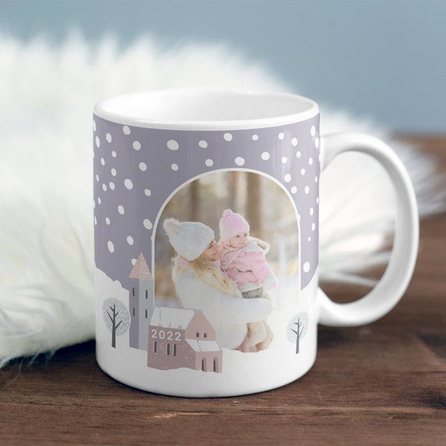 Mug Village neige - Vacances d'hiver Photo (Créateur téléchargé)