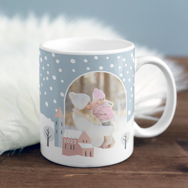 Mug Village neige - Vacances d'hiver Photo (Créateur téléchargé)
