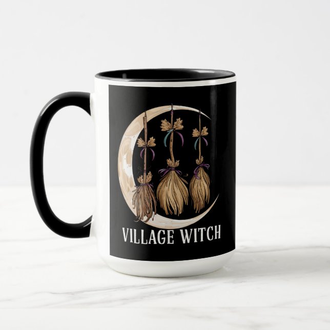 Mug Village Witch gothique Occulte Wicca Pagan Nature (Gauche)