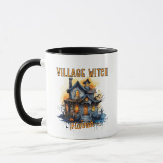 Mug Village Witch Maison Éffrayante Hantée Halloween M