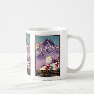 Mug Villars, Suisse, affiche de Vintage voyage