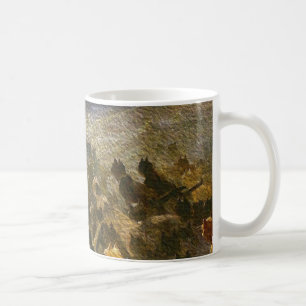 Mug Ville de chat - art vintage - personnalisable !